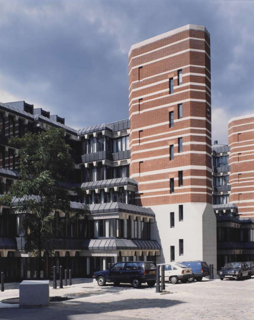 The cascading terraced rear facade of Richmond House (Credit: Country Life)