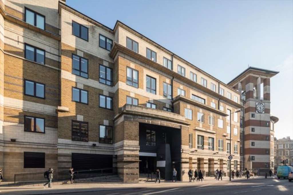 The varied design of Angel Square's facades cleverly breaks up the massing