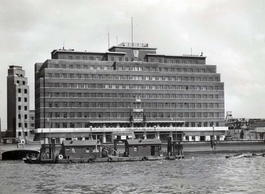 View of the grade II listed former London Fire Brigade building in 1946 (archive)