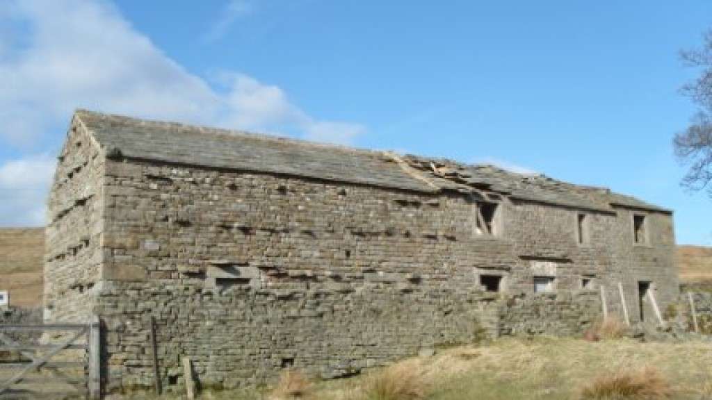 High Smithy Holme before restoration work.